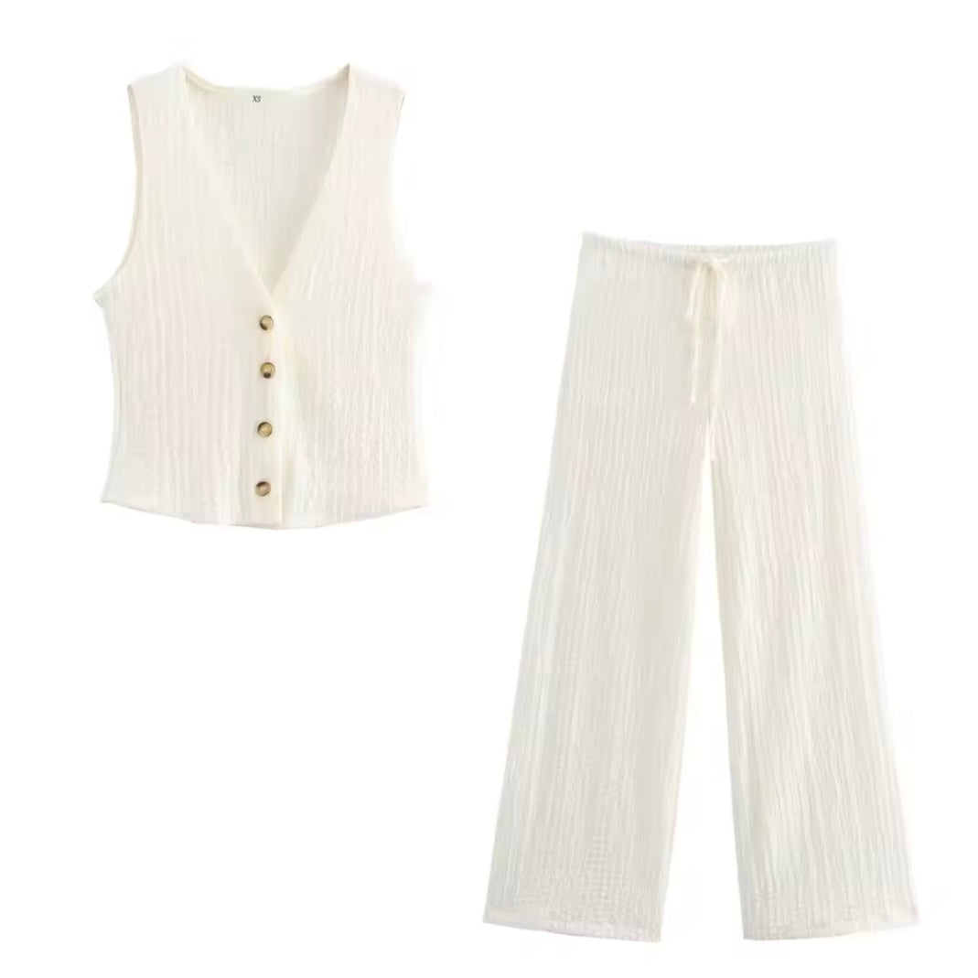 Conjunto Chaleco Y Pantalón