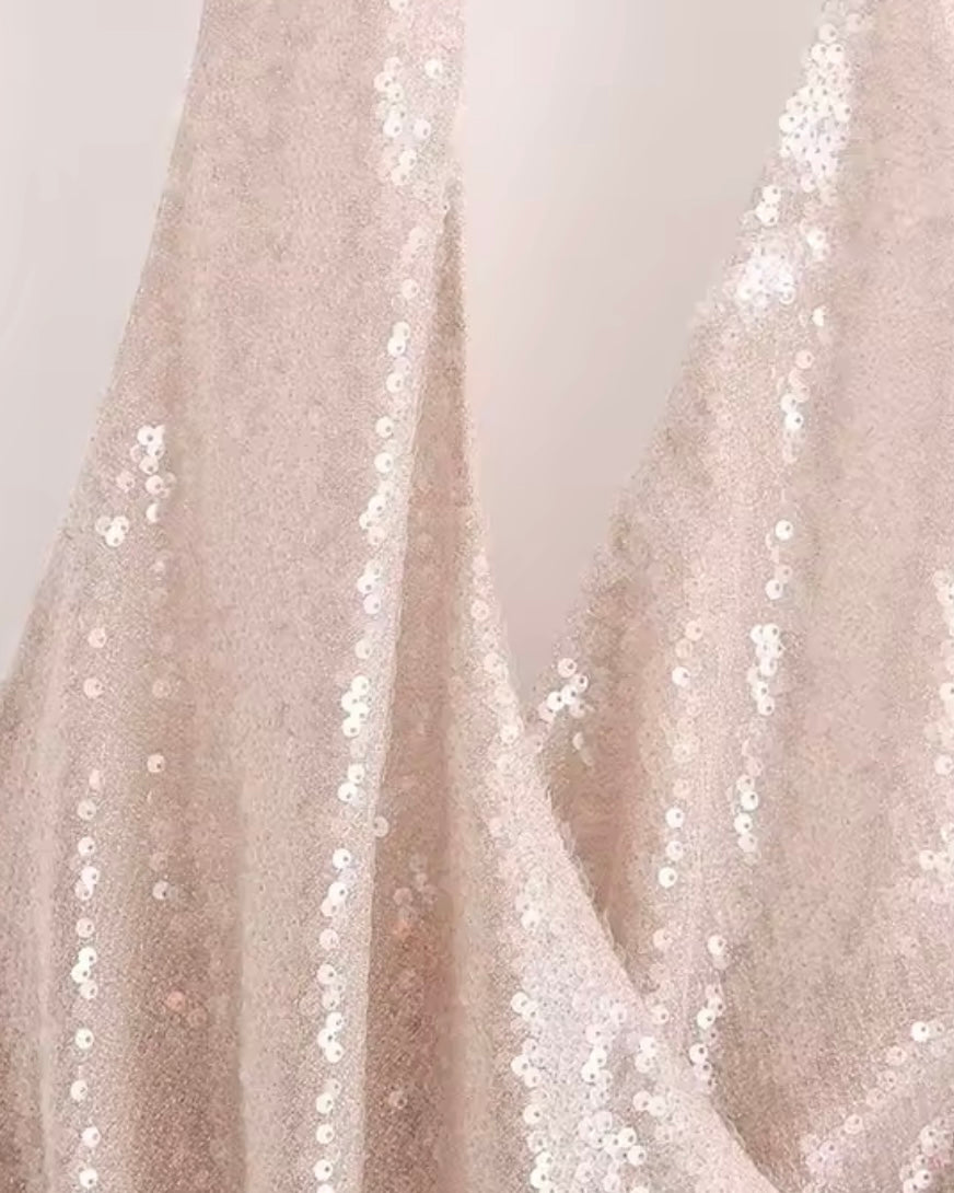 Vestido Midi De Lentejuelas