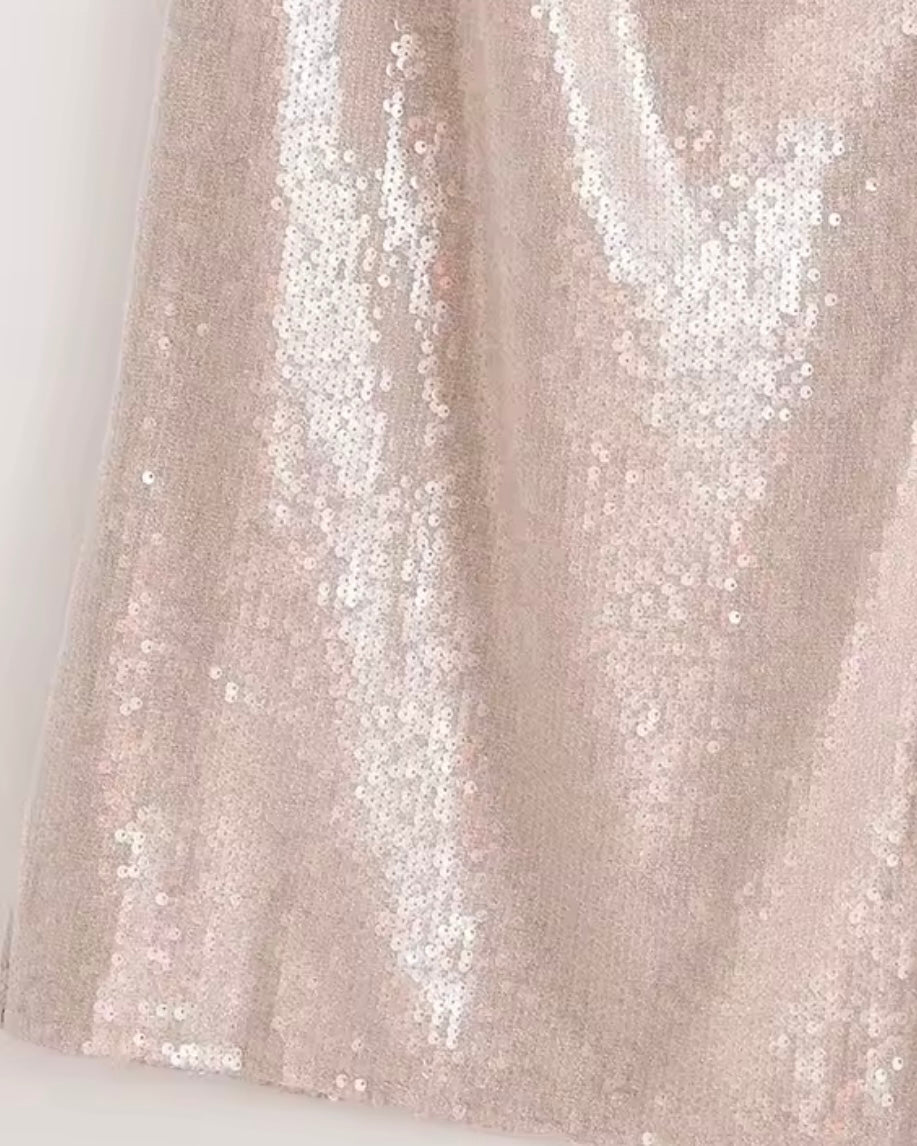 Vestido Midi De Lentejuelas