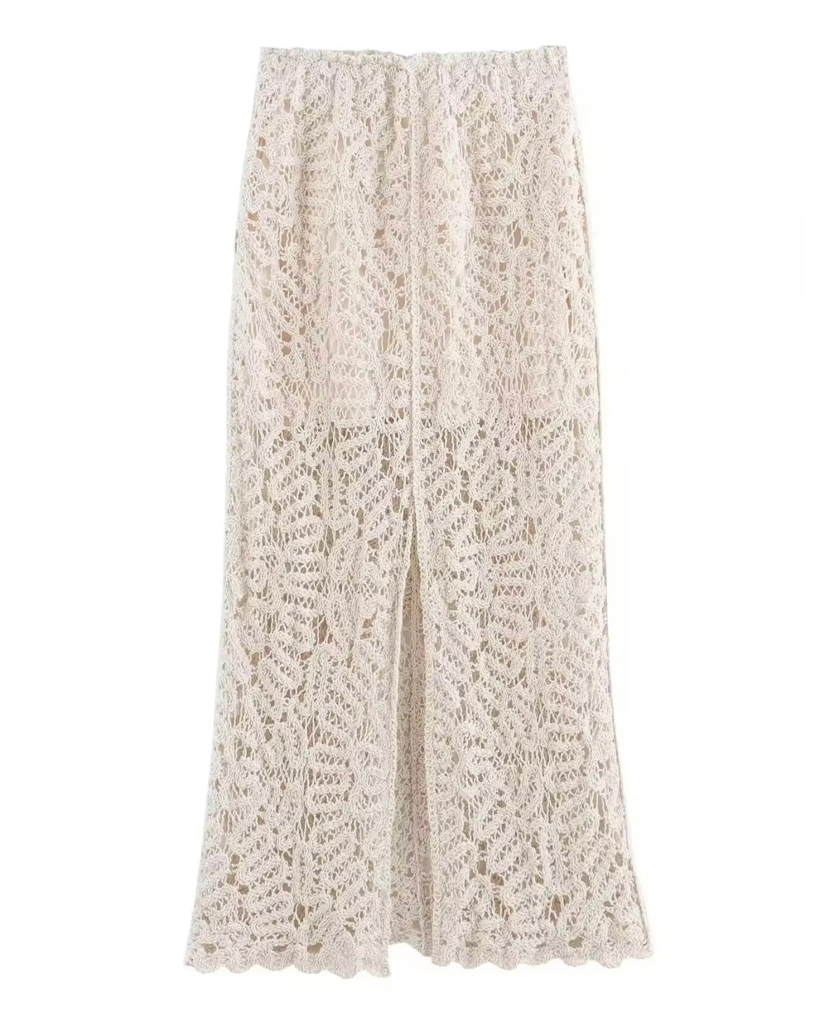Falda Midi Crochet