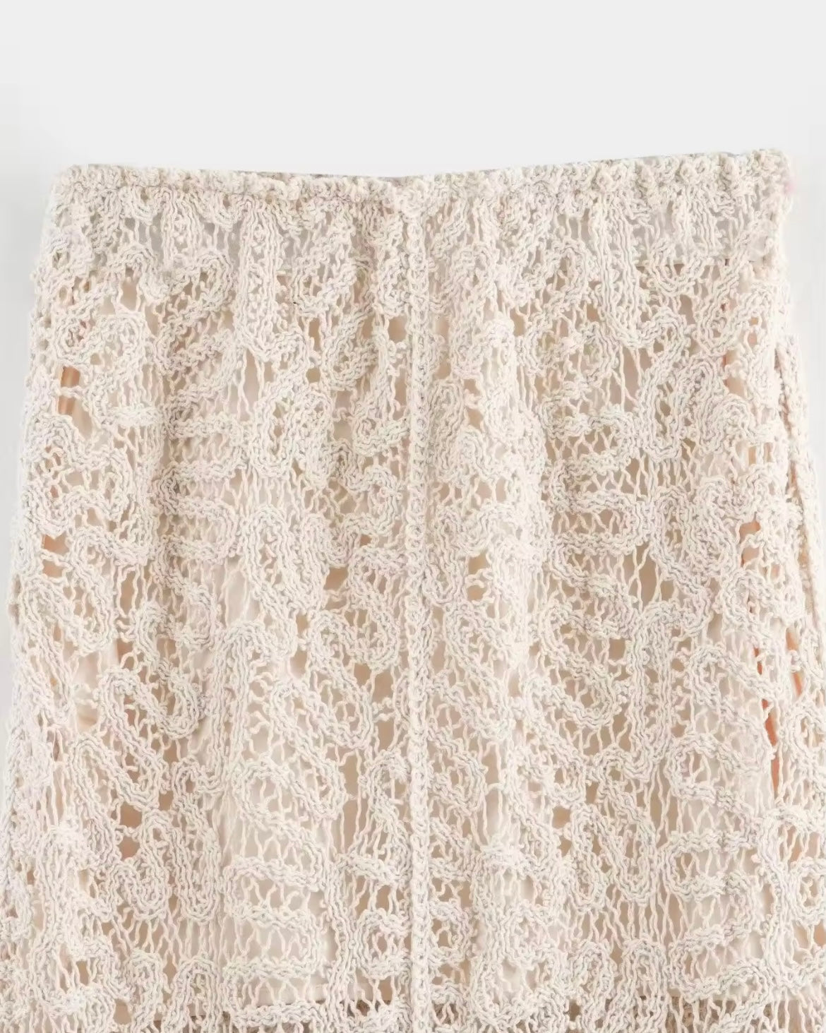 Falda Midi Crochet