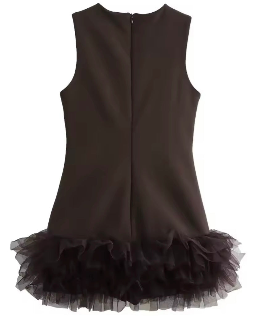 Vestido Corto Tull