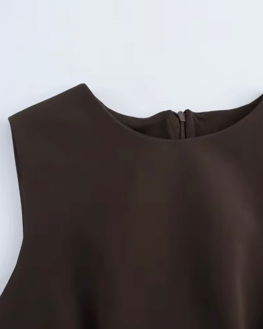 Vestido Corto Tull