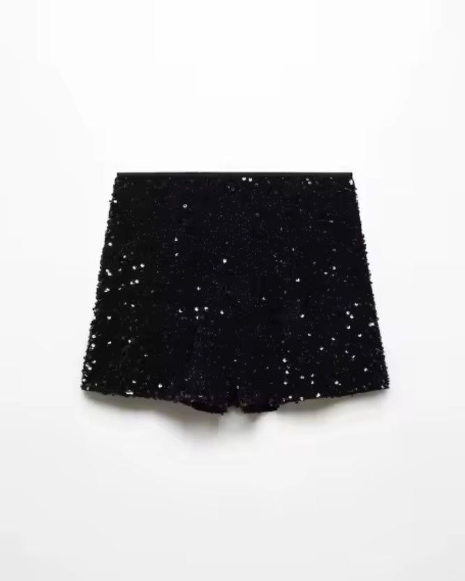 Set Saco y Short De Lentejuelas