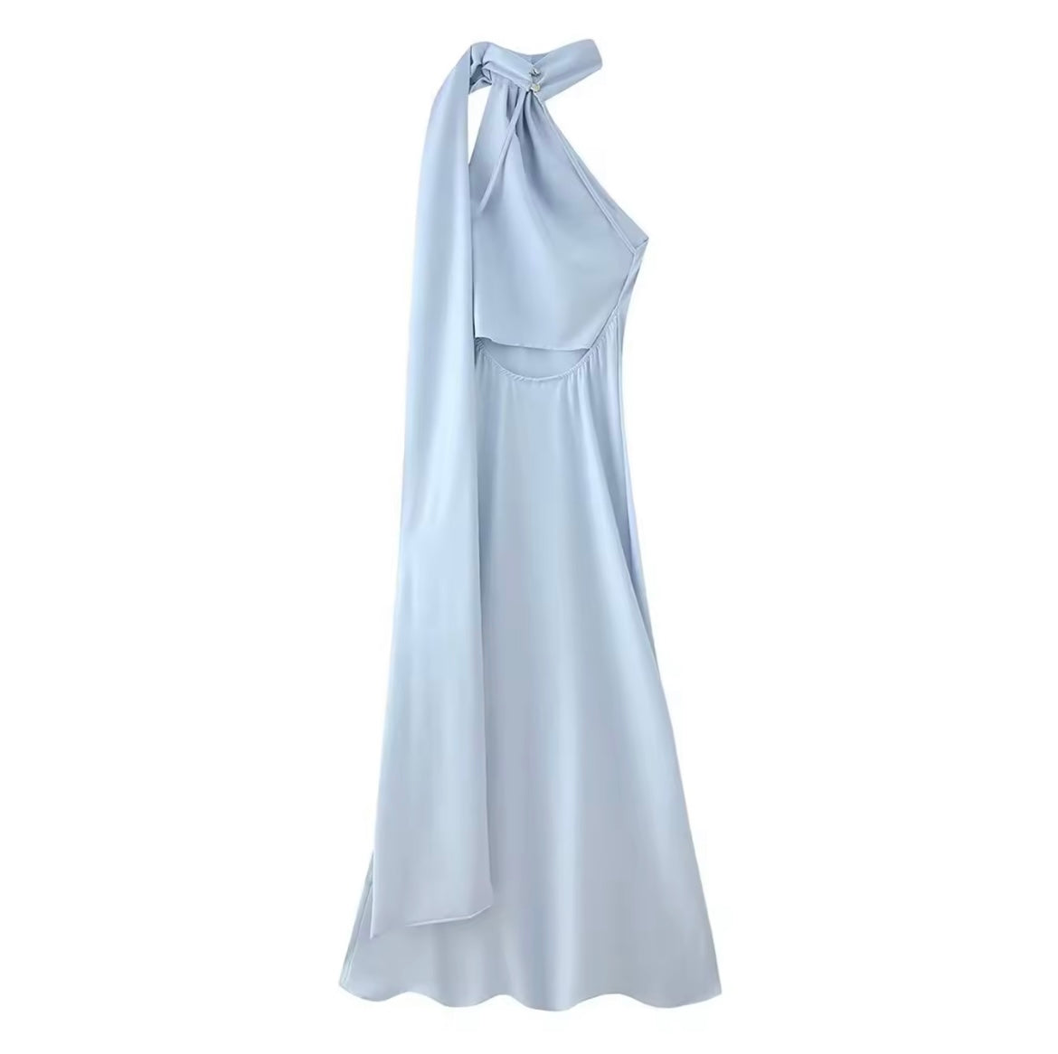 Vestido Largo Satinado