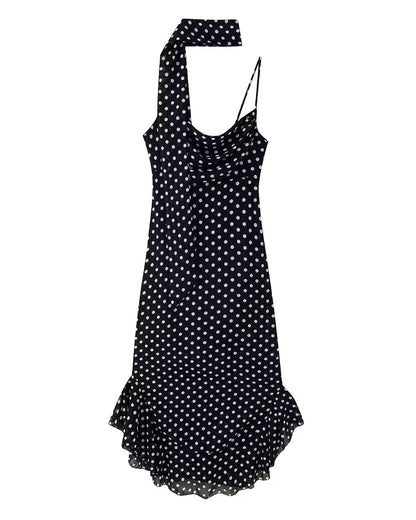 Vestido Largo Lunares