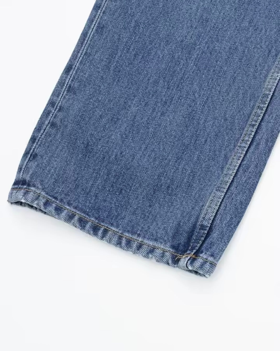 Jeans Wide Leg Tiro Alto