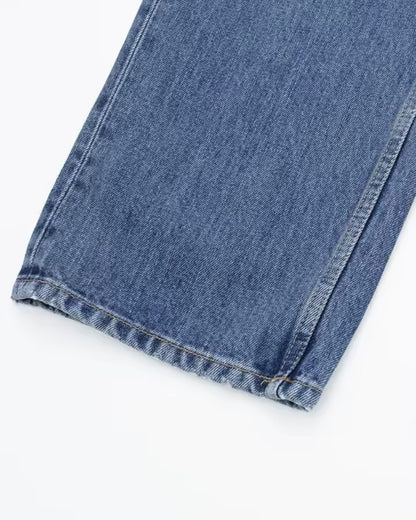 Jeans Wide Leg Tiro Alto