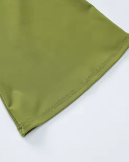 Vestido Corto Con Nudo