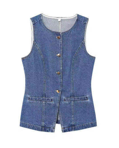 Chaleco Denim