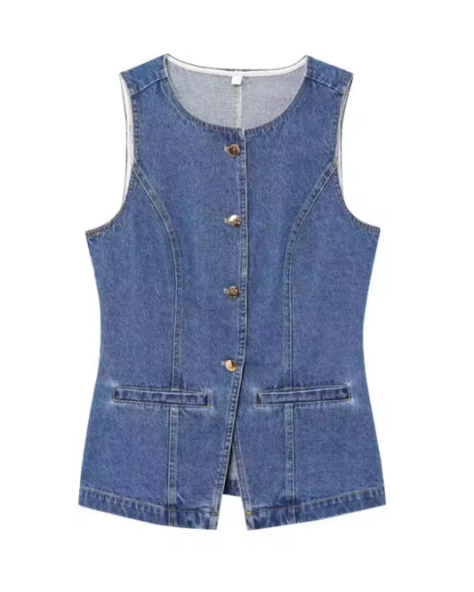 Chaleco Denim
