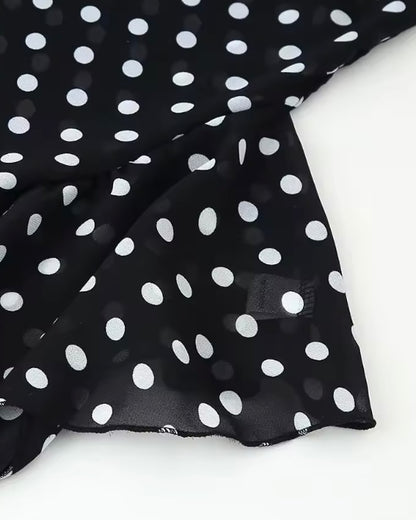 Vestido Largo Lunares