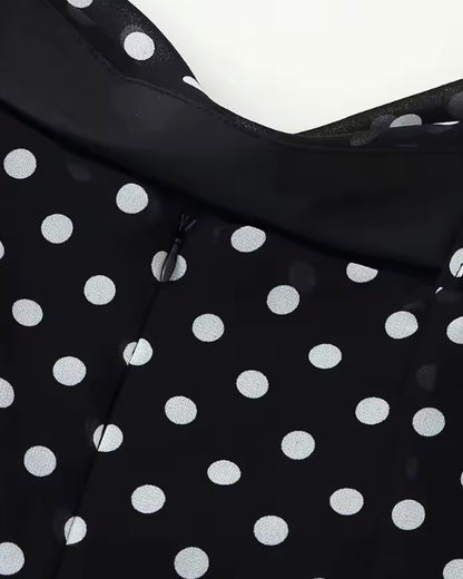 Vestido Largo Lunares