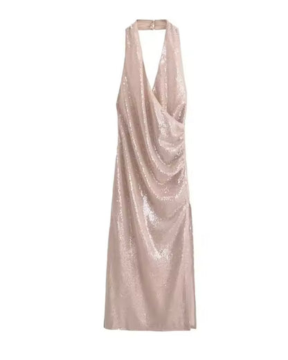 Vestido Midi De Lentejuelas