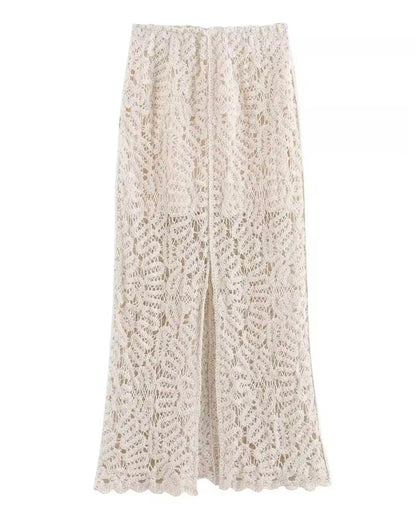 Falda Midi Crochet