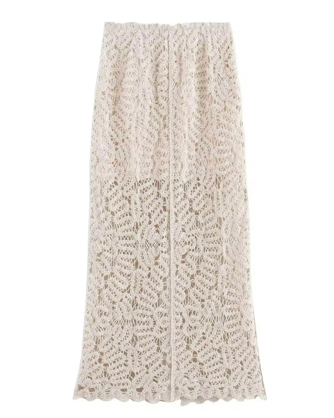 Falda Midi Crochet