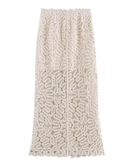 Falda Midi Crochet