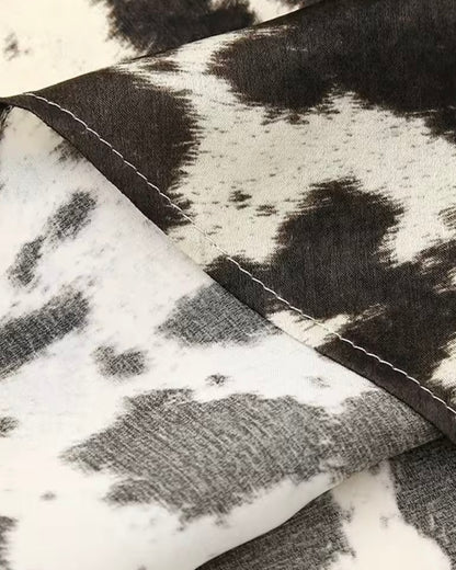 Vestido Midi Cow Print