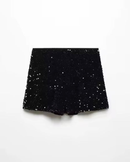 Set Saco y Short De Lentejuelas